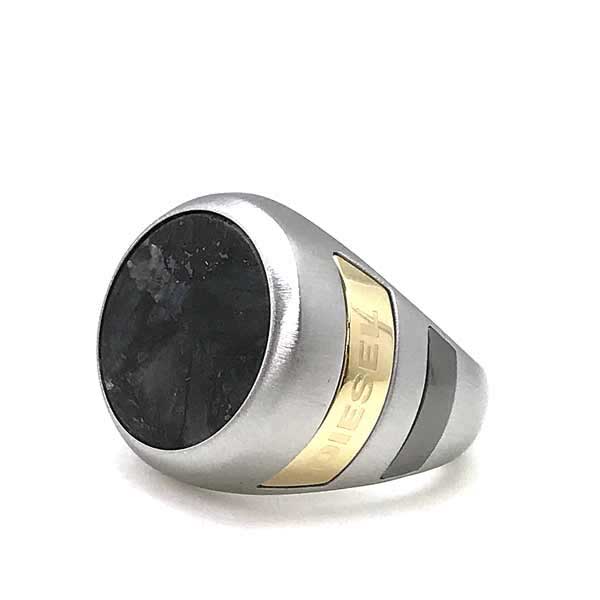 Diesel Men's Silver Ring DX1190040