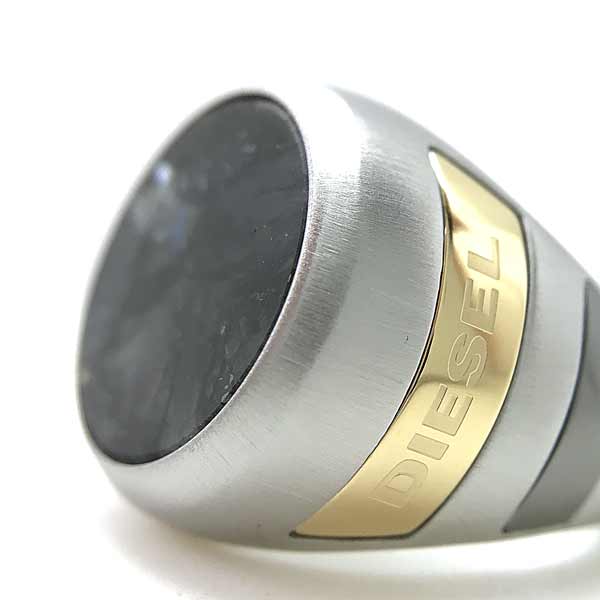 Diesel Men's Silver Ring DX1190040