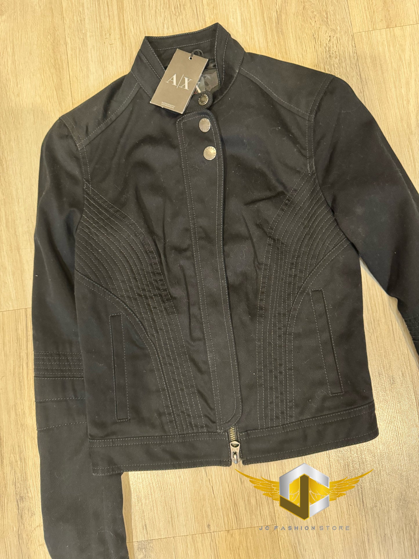 Armani Exchange Women's Moto Jacket SZ.XS