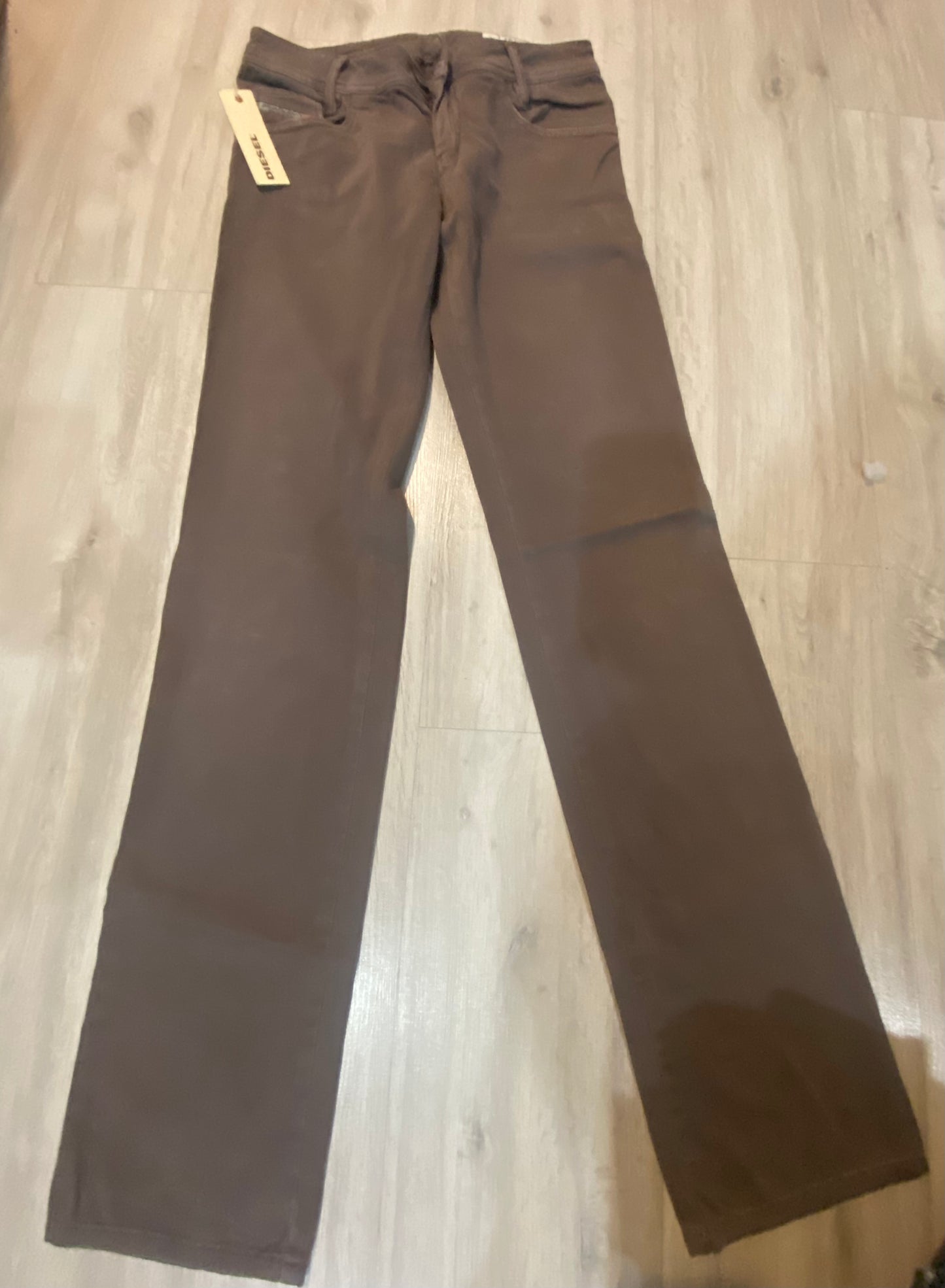 Diesel Newz Pants Beige Wash Stretch Twill Jeans sz.27