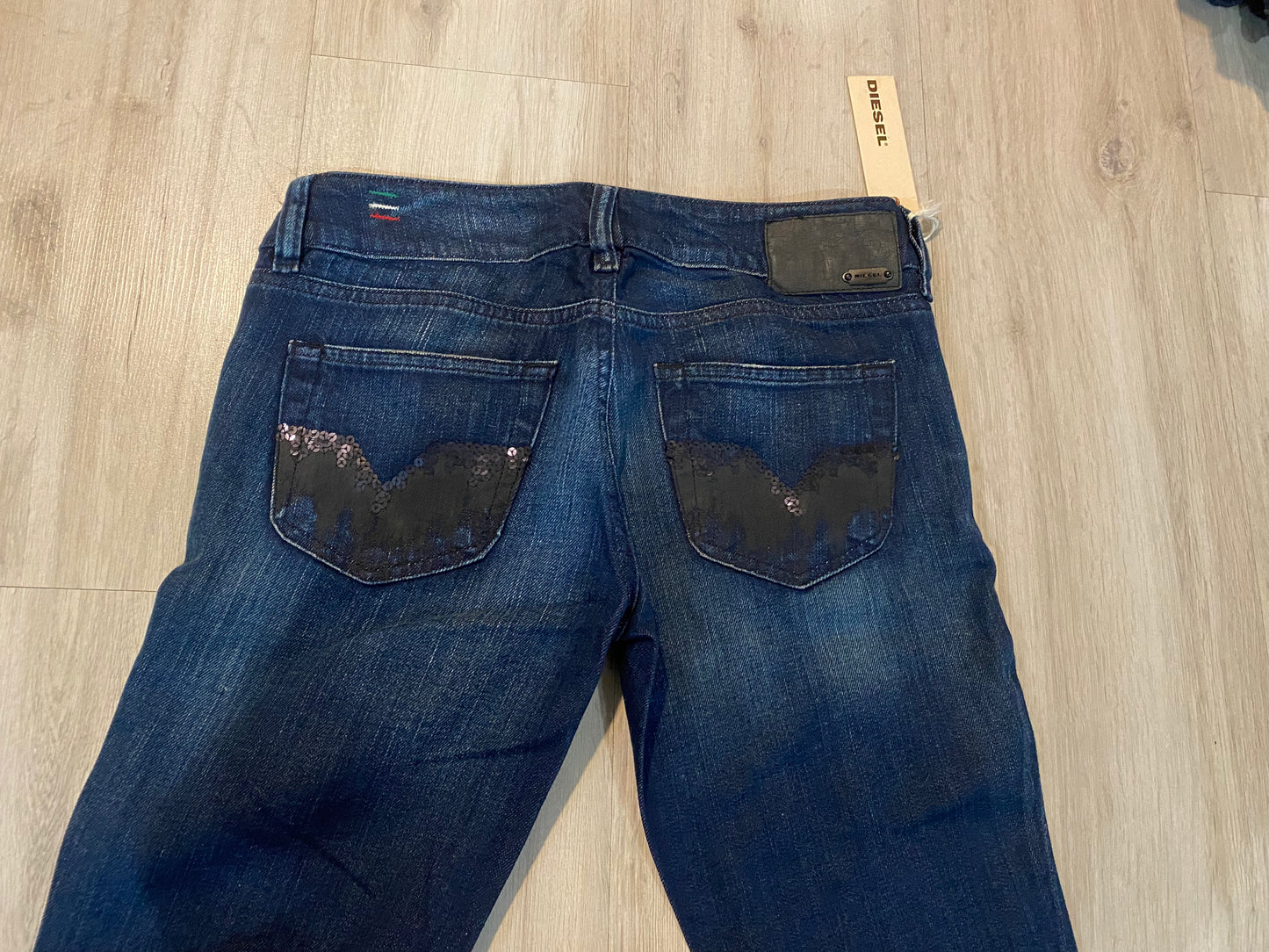 WOMEN'S DIESEL JEANS BOOTCUT LOUVELY WASH 008VB