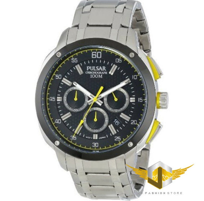 Pulsar Men's PT3393 Analog Silver Watch
