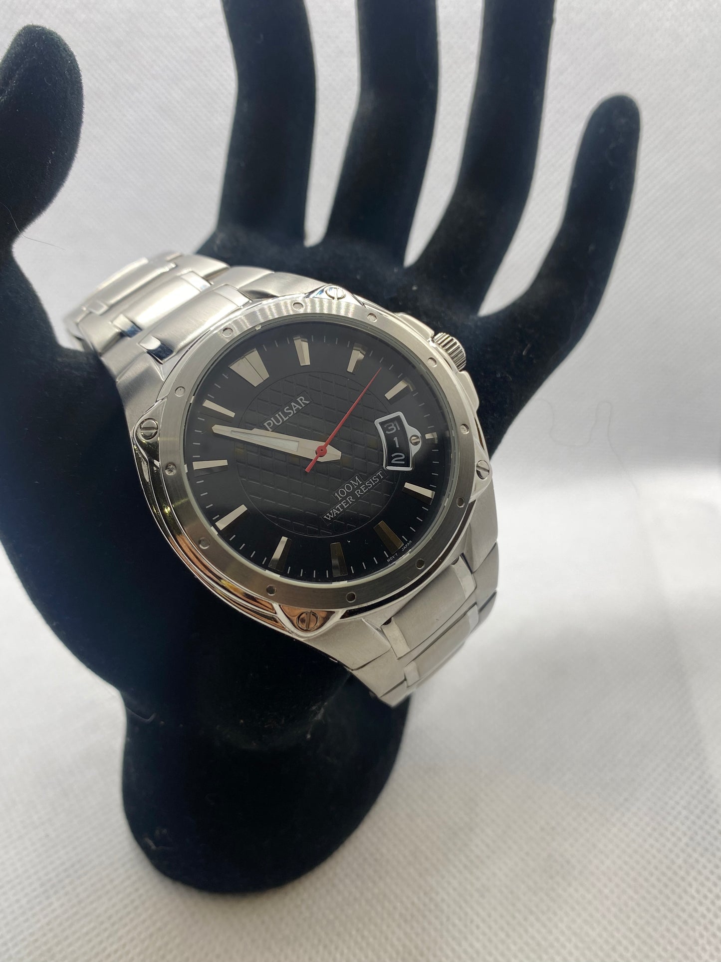 Pulsar Men's VX42-X310 Analog Silver Watch