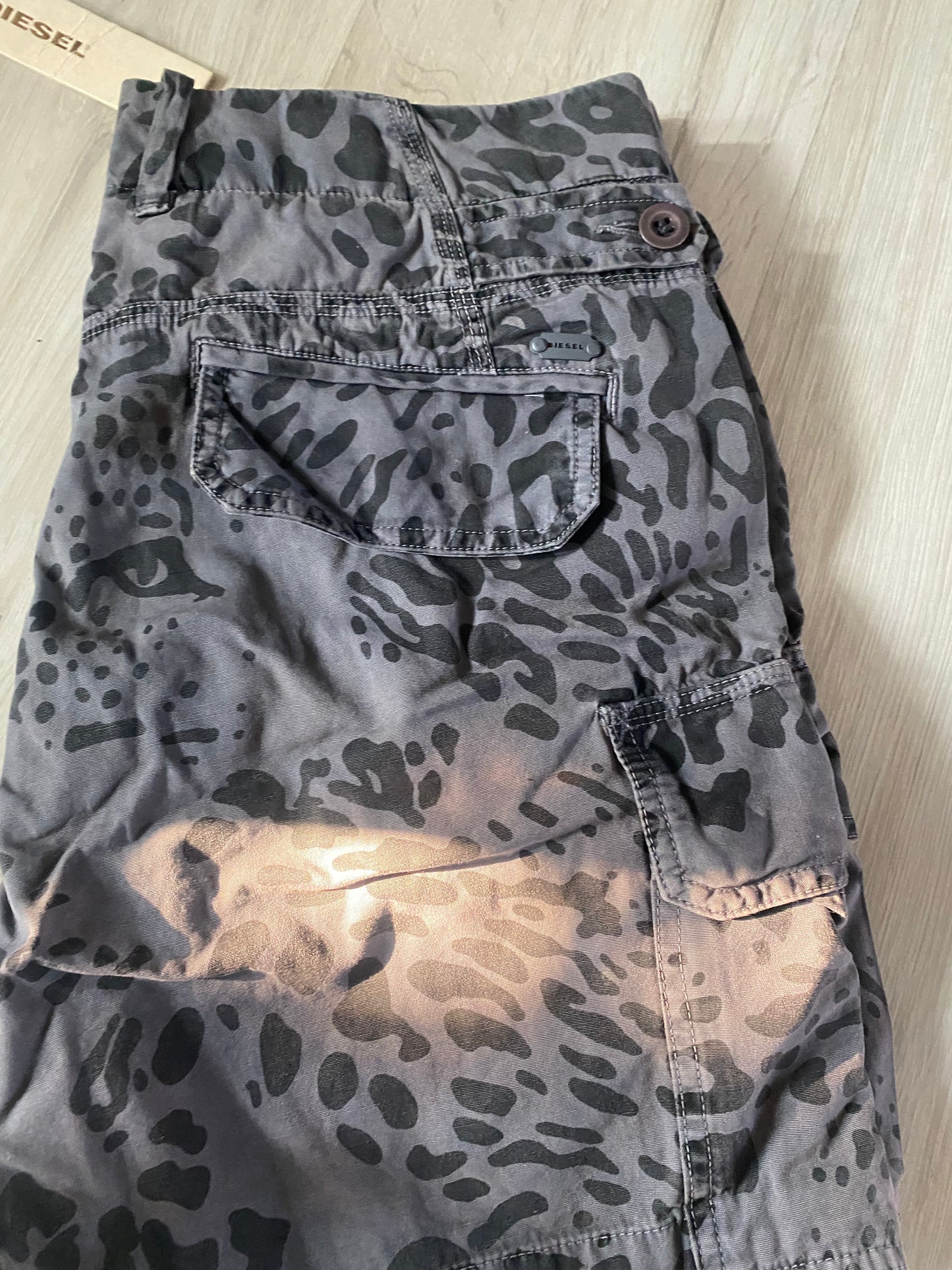 DIESEL Camouflage-print Bermuda Shorts SZ. 30