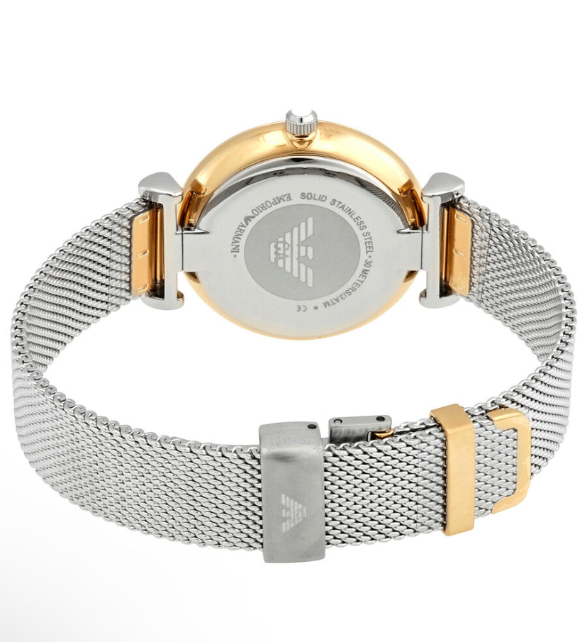 Emporio Armani Women's Two-Hand Stainless Steel Watch AR2068