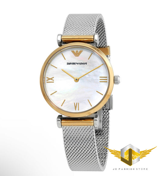Emporio Armani Women's Two-Hand Stainless Steel Watch AR2068