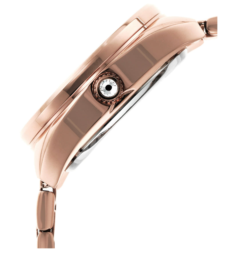 Fossil BQ3728 Vale Automatic Rose Gold-Tone Stainless Steel Watch