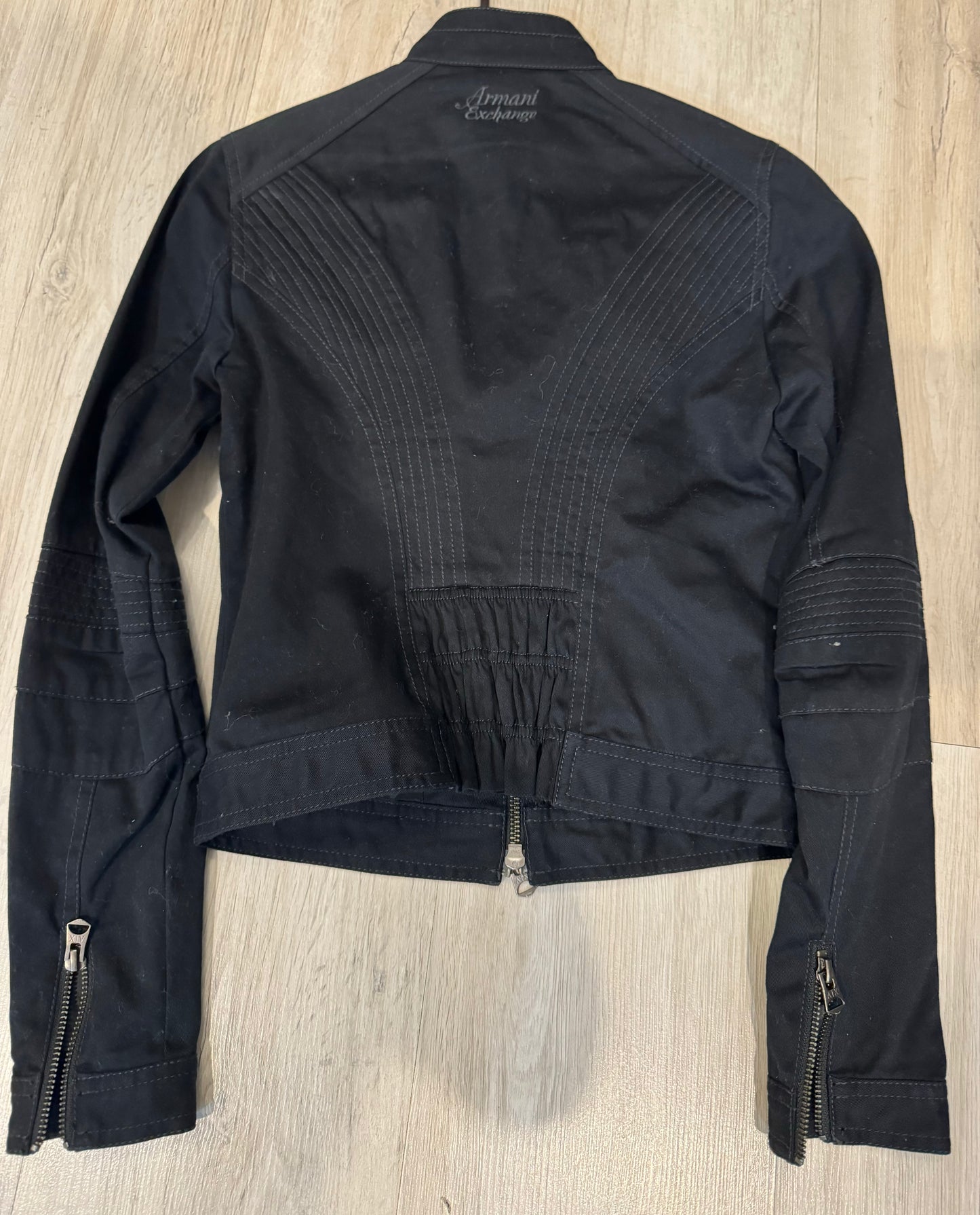 Armani Exchange Women's Moto Jacket SZ.XS