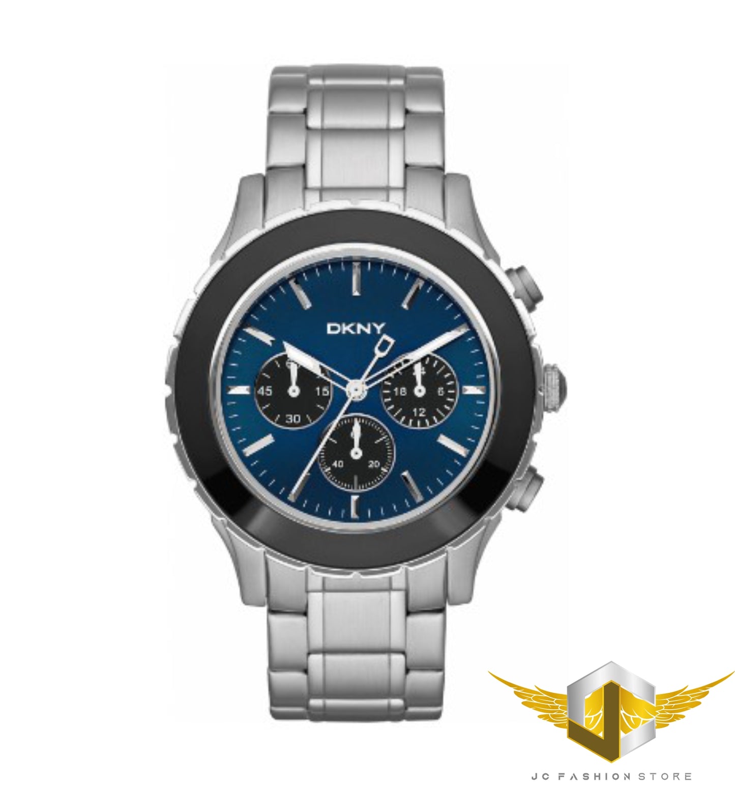 DKNY MEN'S CHRONOGRAPH LUXURY BLUE DIAL COLLECTION WATCH NY1512