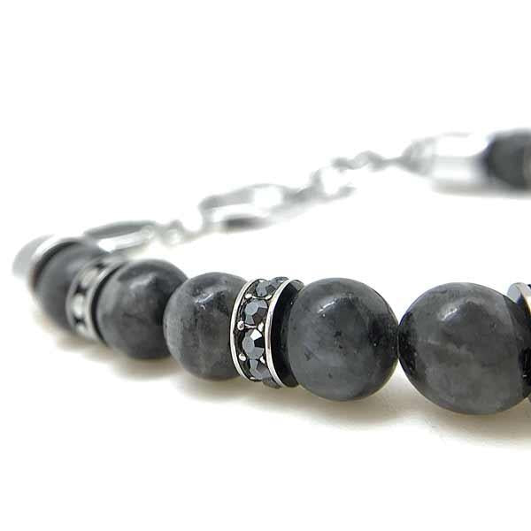 DIESEL Diesel Gray and Silver Bracelet DX1164040