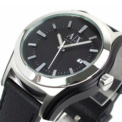 ARMANI EXCHANGE MEN'S SUPER COOL BLACK RACING WATCH AX2070