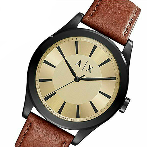 Mens Armani Exchange Leather Watch AX2329