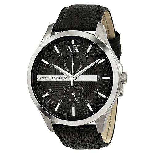 ARMANI EXCHANGE MEN'S COLLECTION LEATHER ORIGINAL WATCH AX2120