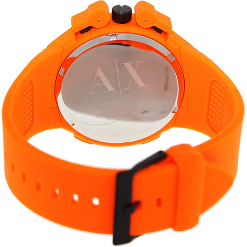 ARMANI EXCHANGE MEN'S DIGITAL/ANALOG ORANGE NEON WATCH AX1286
