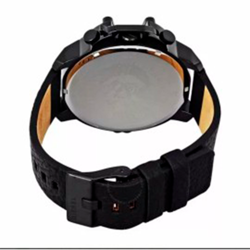 DIESEL MEN'S LEATHER WATCH DZ4409