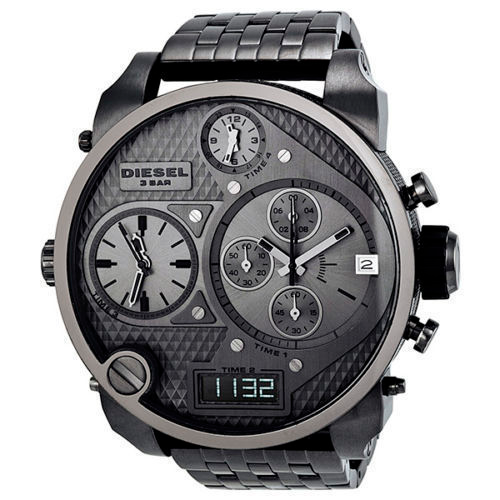Diesel Men's Four Time Zone Grey Watch DZ7247