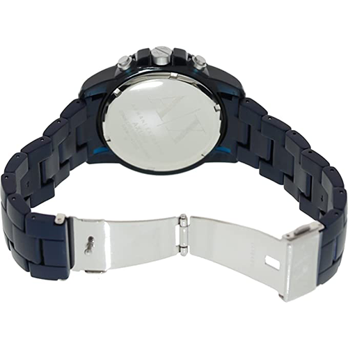 ARMANI EXCHANGE MEN'S CHRONOGRAPH BLUE ALUMINUM WATCH AX1209