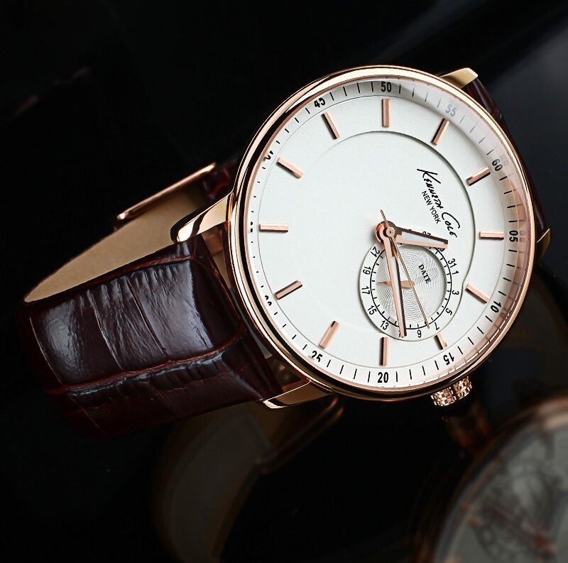 KENNETH COLE MEN'S LUXURY SECOND DIAL ROSE GOLD WATCH KC1780