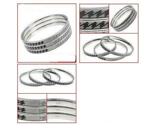 DIESEL WOMENS STAINLESS STEEL BRACELET SET DX0212