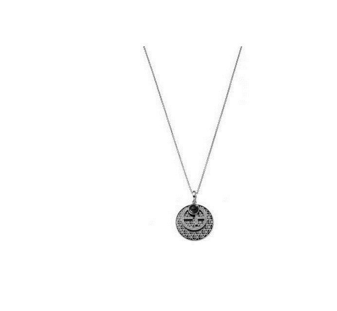 EMPORIO ARMANI LADIE'S CRYSTALS TRIPLE PENDANT NECKLACE EGS1433