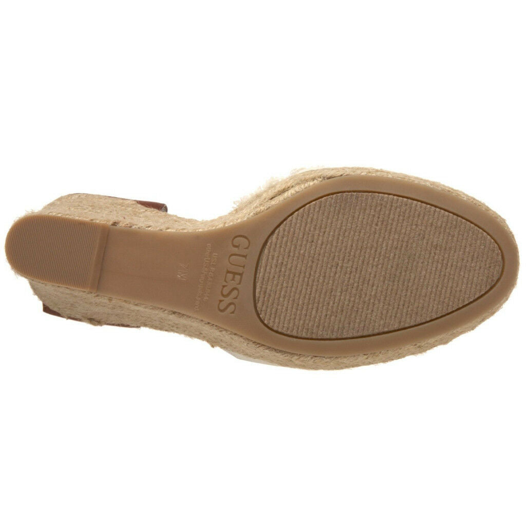 GUESS WOMAN'S DELITA WEDGE SANDALS SHOES Sz. 9