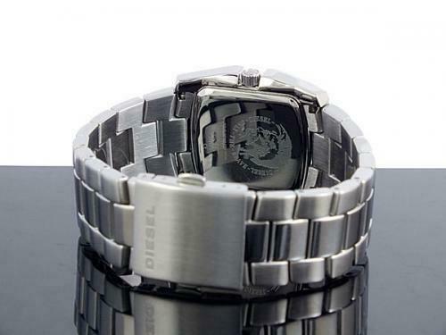 DIESEL LADIE'S STAINLESS STEEL SILVER BLACK DIAL WATCH DZ5287