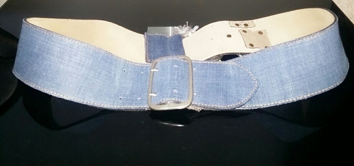 NWT $230 DIESEL LADE'S TWINIY HIGH WAIST BELT Sz. M/L