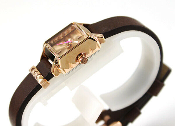 DIESEL PUNK WOMEN'S COLLECTION LEATHER ROSE GOLD WATCH DZ5422