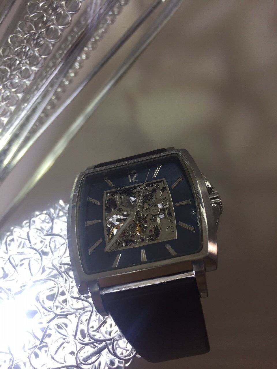 KENNETH COLE MEN'S SKELETON MECCANICO DRESS WATCH KC3875