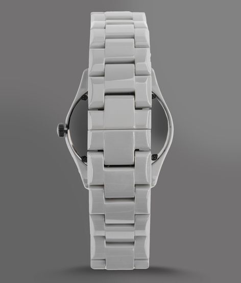 EMPORIO ARMANI LADIE'S COLLECTION GREY CERAMIC WATCH AR1461