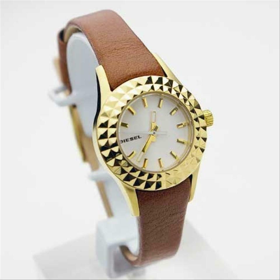 DIESEL LADIE'S TIME PIECE COLLECTION BROWN LEATHER WATCH DZ5311