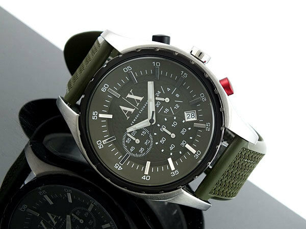 ARMANI EXCHANGE MEN'S CHRONOGRAPH ARMY RACING WATCH AX1138