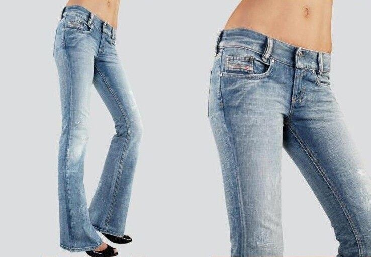 NWT $250 DIESEL LADIES JEANS LOUVELY 71J Sz. 25