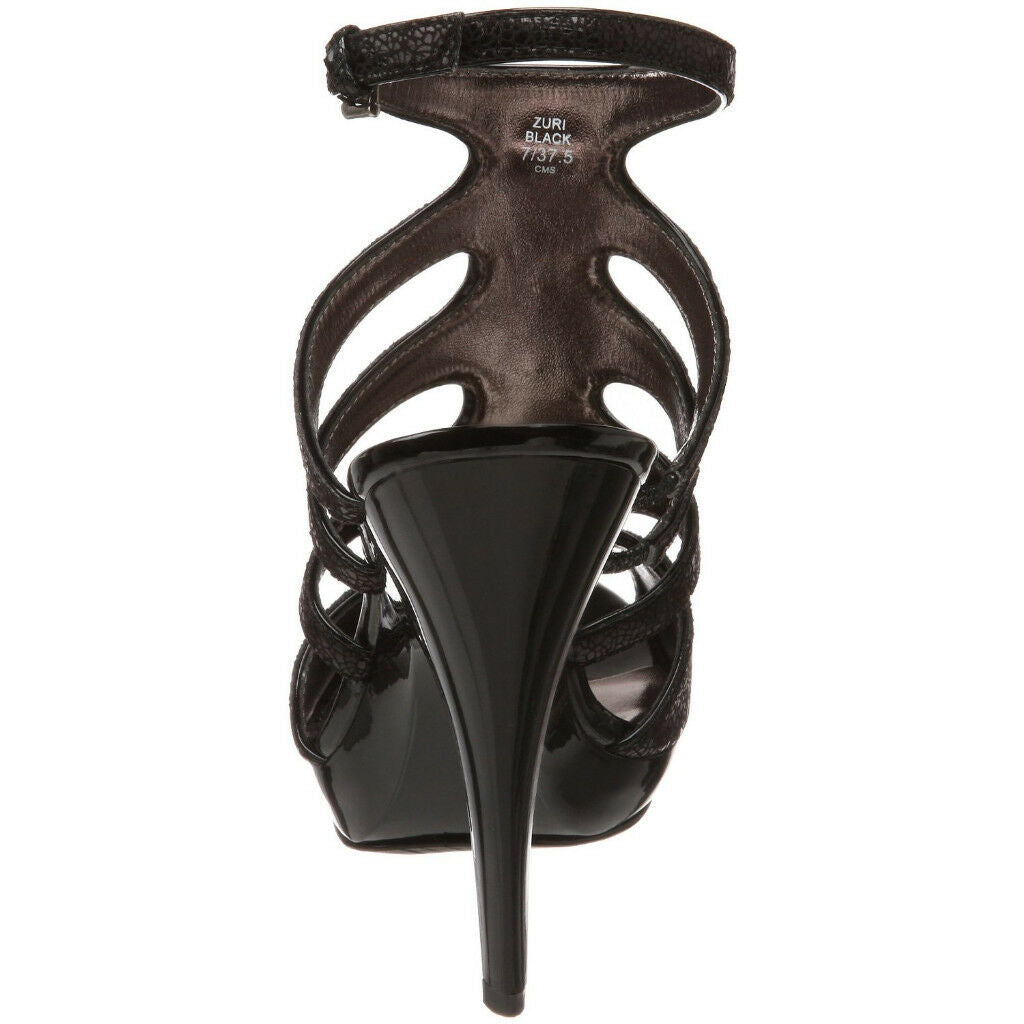 DKNY WOMAN'S ZURI BLACK SANDALS COLLECTION SHOES Sz. 9.5