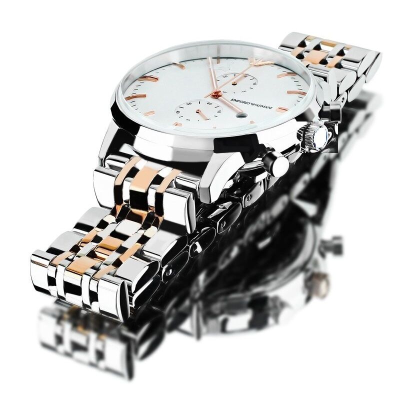 EMPORIO ARMANI MEN'S CHRONOGRAPH ELEGANT EDITION WATCH AR0399