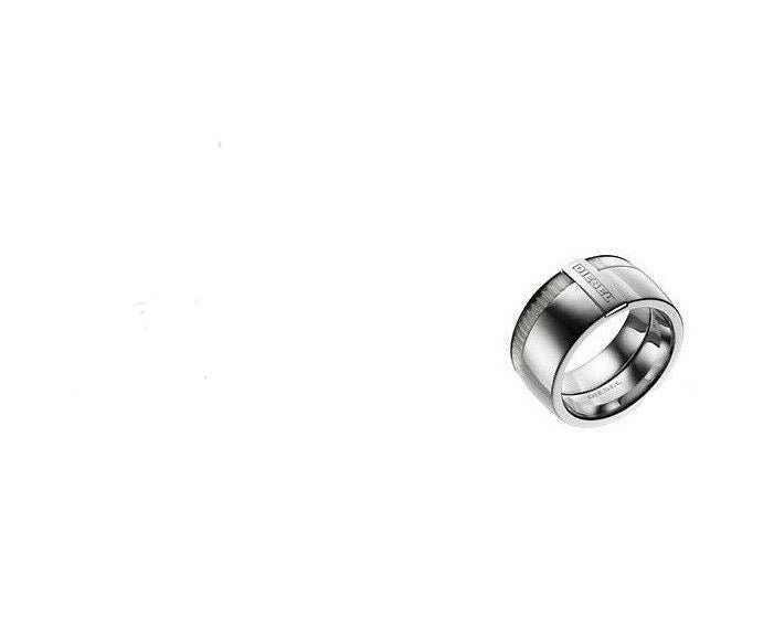 DIESEL POLISHED STAINLESS STEEL RING DX0320 Sz. 9