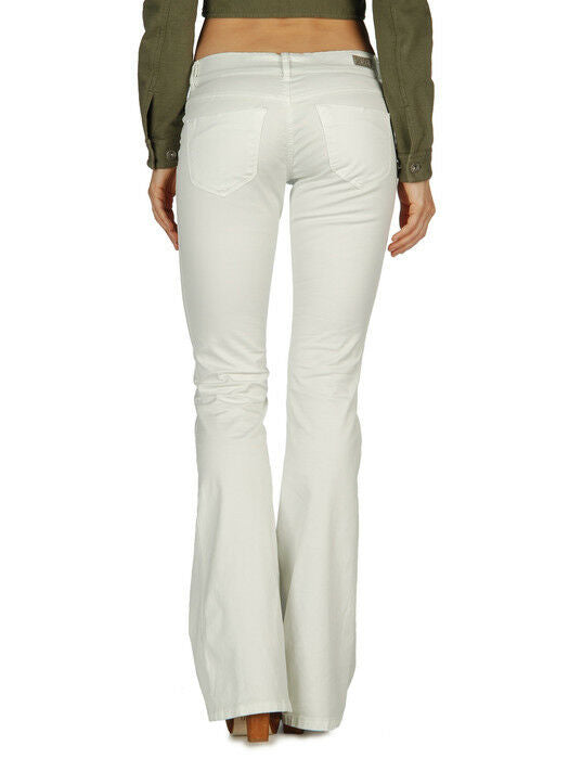 DIESEL WOMEN'S LIVIER FLARE-Z IN THE 00LRN Off WHITE Sz. 25