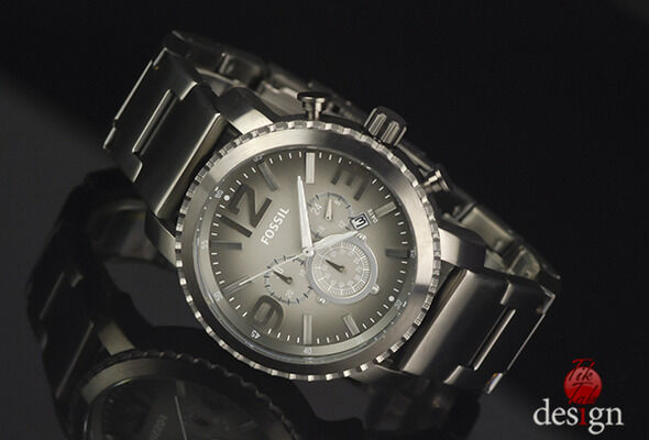 FOSSIL MEN'S LUXURY GUNMETAL WATCH BQ1651