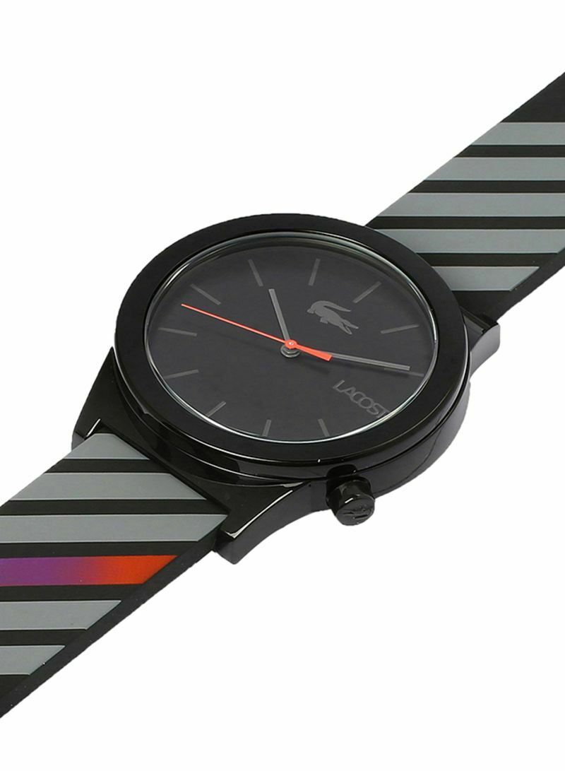 LACOSTE MEN'S RUBBER WATCH 2010936