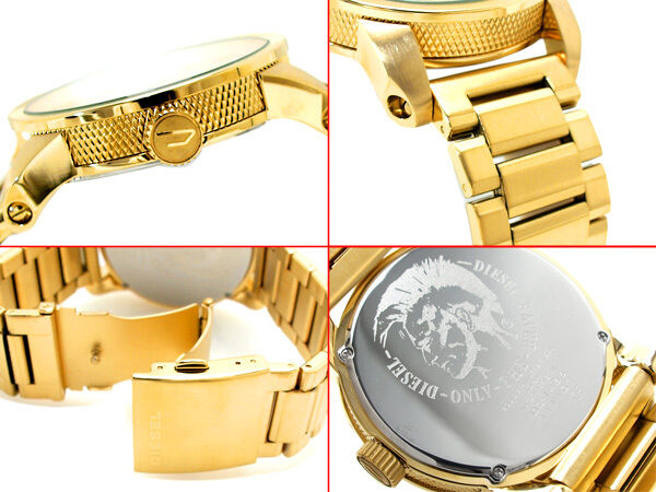 DIESEL MEN'S GOLD IN GOLD LUXURY DRESS STYLE WATCH DZ1466