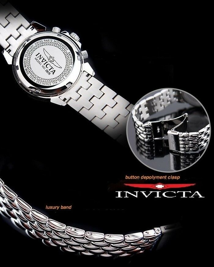 INVICTA MEN'S PRO DRIVER CHRONOGRAPH 2 TONE DIAL LUXURY WATCH 2875
