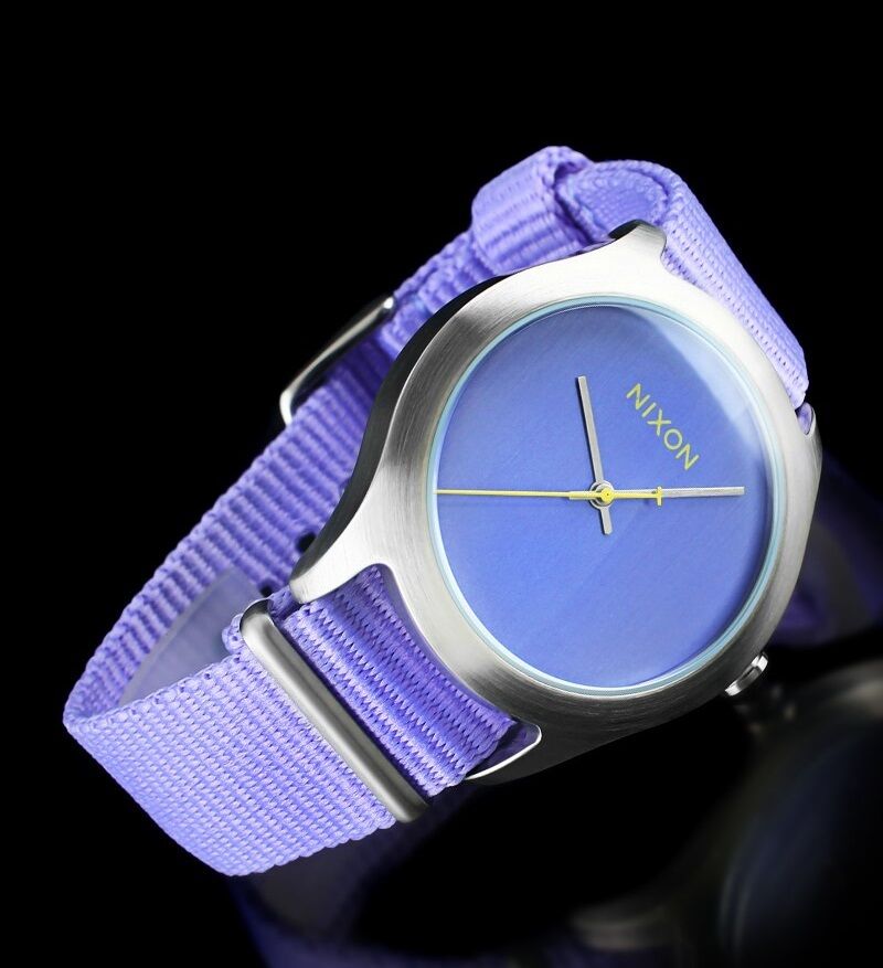 NIXON MEN'S LUXURY LIGHT PURPLE COLLECTION SUMMER WATCH A348 1366-00