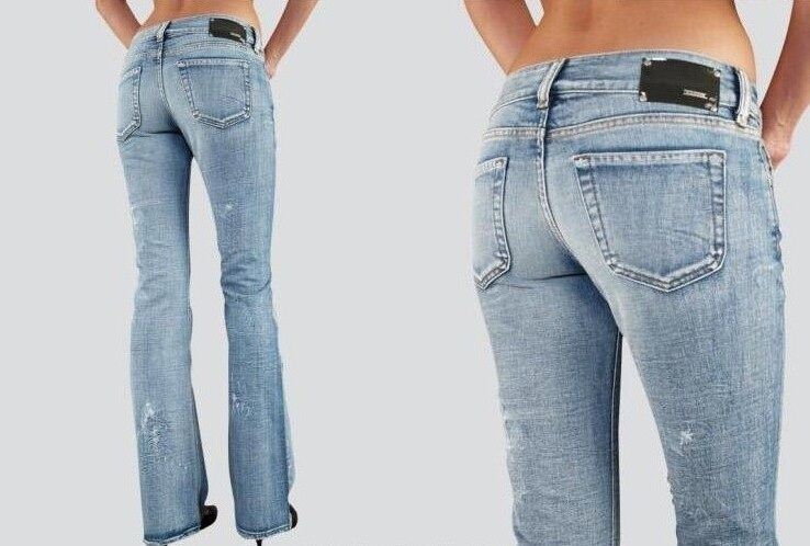 NWT $250 DIESEL LADIES JEANS LOUVELY 71J Sz. 25