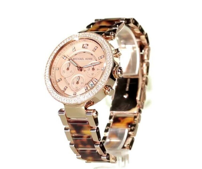 MICHAEL KORS WOMEN'S PARKER ROSE GOLD WATCH MK5538