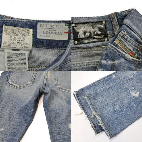 NWT $250 DIESEL LADIES JEANS LOUVELY 71J Sz. 25