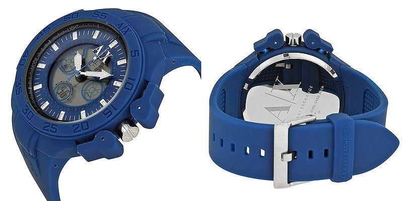 ARMANI EXCHANGE MEN'S CHRONOGRAPH 2 TIMES BLUE WATCH AX1282
