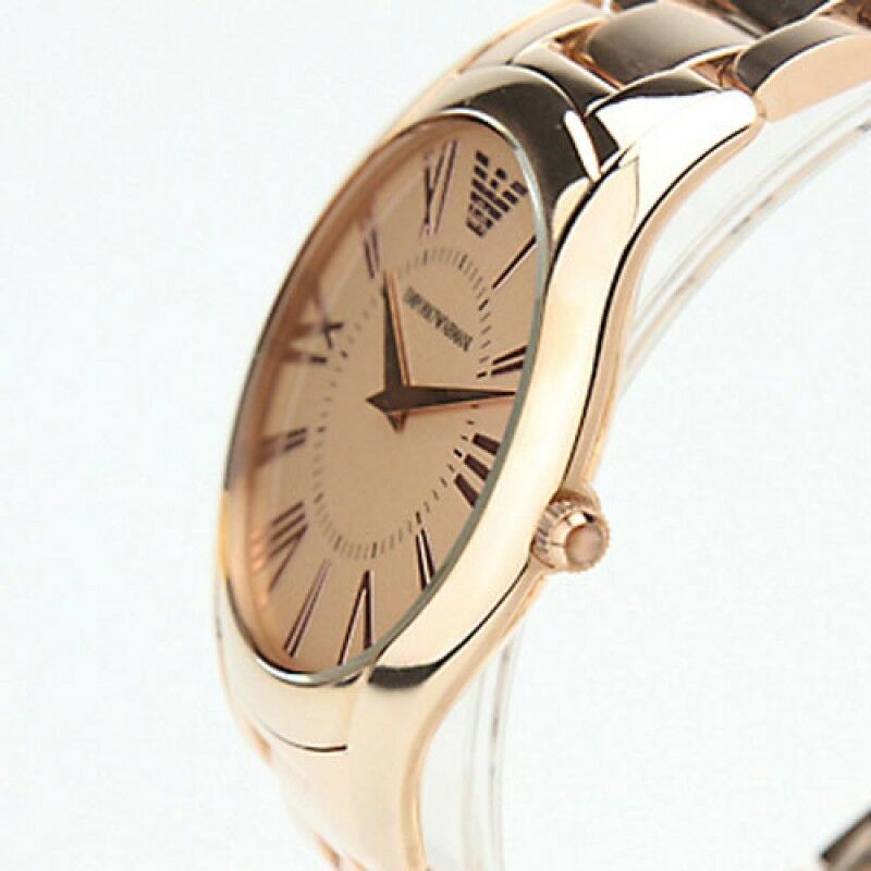 EMPORIO ARMANI MEN'S ROSE GOLD ULTRA SLIM COLLECTION WATCH AR2061