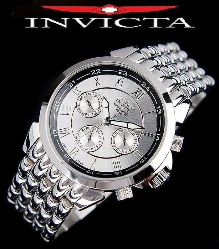 INVICTA MEN'S PRO DRIVER CHRONOGRAPH 2 TONE DIAL LUXURY WATCH 2875