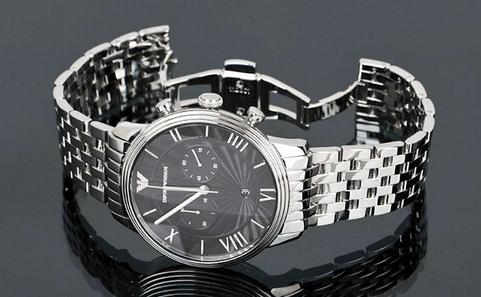 EMPORIO ARMANI MEN'S LUXURY COLLECTION CHRONOGRAPH WATCH AR1617