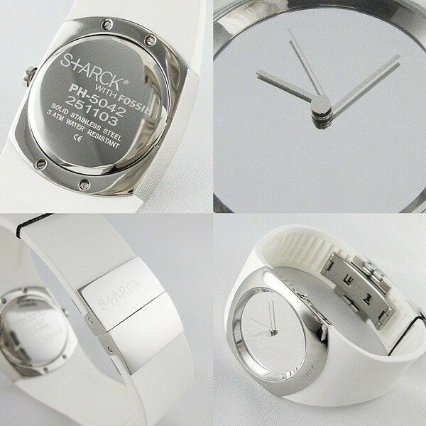 FOSSIL MEN'S PHILIPPE STARCK LUXURY COLLECTION WHITE WATCH PH5042